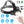 Rechargeable Motion Sensor Headlamp 9 Light Modes Hand Wave Headlight Phone Charging Torch Flashlight for Fishing Running Camping Hiking
