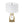 Geode-Inspired Gold Aluminum Table Lamp