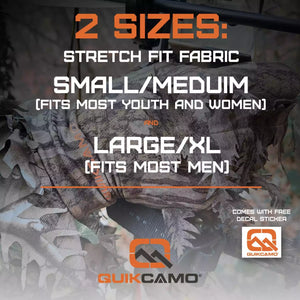 Leafy Camo Gloves in Mossy Oak and Realtree - Fingerless or Touchscreen Tips