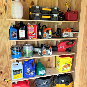 Deluxe Shed Organizer Kit, Garden Yard Tool Rack, Outdoor Storage, Garden Tool Storage, Shed Accessories, Yard Tool Rack - TRAPSKI