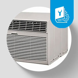 HomePointe 12,000 BTU Air Conditioner with Touch Control and LED Display, White
