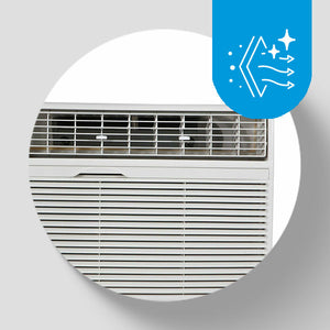 HomePointe 12,000 BTU Air Conditioner with Touch Control and LED Display, White