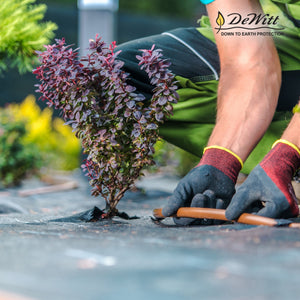 DeWitt Weed Barrier Pro 3oz 4' x 100' Weed Barrier Landscape Fabric Ground Cover