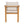 Kaja Outdoor Acacia Wood Dining Chair, Teak Finish Frame