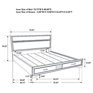 Annie - Panel Bed