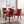 Classic Velvet Dining Chairs - Burgundy (Set of 2)