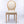 French Style Solid Wood Frame Antique Painting Fabric Back Dining Chair (Set of 2)