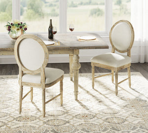 Upholstered Dining Chairs (Set of 2) - Brown