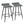 Ale - Contemporary Fixed Height Counter Stool (Set of 2)