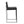 Fuji - Contemporary Modern Elegance, High Back Counter Stool