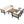 4 Pieces Outdoor Sectional Sofa Set 5 Person Patio Seating Group Outdoor Conversation Set With Cushions And A Coffee Table For Patios