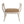Harlow - Bench, Farmhouse / French Country Style Vanity Chair - Beige / White
