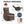 Heat Massage Manual Recliner Chair with Rocker and Swivel in Fabric