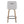Hannah - Transitional Fixed Height Counter Stool With Swivel With Round Footrest (Set of 2)