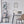 5-Tier Metal Geometric Bookshelf