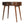 Solid Wood Chestnut Rounded Writing Desk, 1-Drawer, 1 Open-Slot