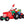 Inflatable Santa on Driving Trailer