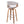 Vintage Mod - Mid Century Modern Fixed Height Barstool With Swivel With Round Footrest (Set of 2)