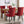 Classic Velvet Dining Chairs - Burgundy (Set of 2)