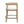 Modern Rubberwood Counter Stool Set With Upholstered Seats