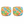 Outdoor Patio Chair Cushions, Water-Repellent U-Shape Thick Foam Seat Cushions (Set of 4)