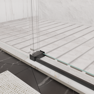 56-60"W x 76"H Frameless Sliding Shower Door with Premium Tempered Glass