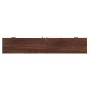 TV Stand For TVs Up To 90", Media Console With App Controlled LED Lights, 2 Drawers & Door Storage - Dark Brown