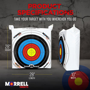 Morrell Lightweight Portable Range NASP Field Point Archery Bag Target (4 Pack)