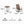 Four Seasons Courtyard Bayside 3 Piece All Weather Woven Wicker Chat Set, Brown