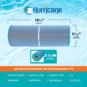 Hurricane HF5374-01M Elite Aseptic Pool and Spa Filter Cartridge Replacement