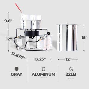 King Kooker Portable 29 Quart Propane Outdoor Deep Frying and Boiling Package