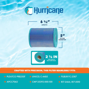 Hurricane Elite Aseptic Cartridge Filter for Filbur FC-2387 & APCC7062, 2 Pack