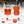 CAMP-ZERO 10 Liter 10.6 Quart Lidded Cooler with 2 Molded In Cup Holders, Orange