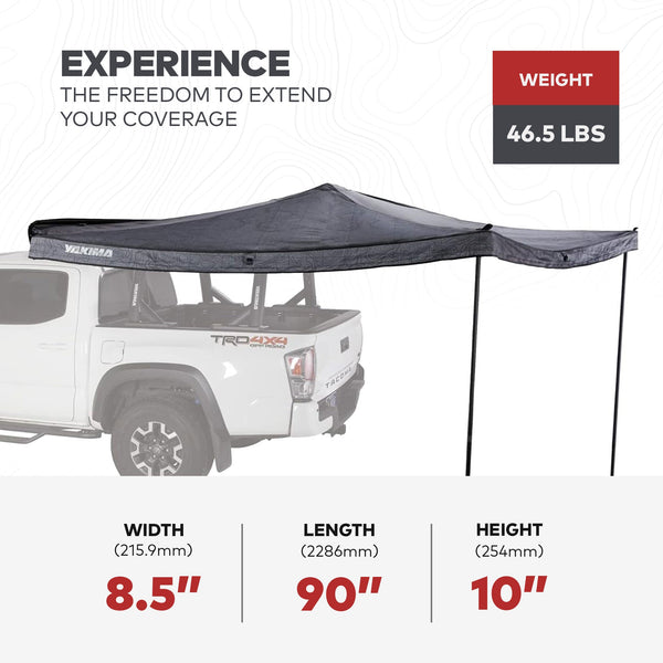 Yakima MajorShady 270 RH Vehicle Roof Mounted Awning Rugged Vinyl Travel Cover