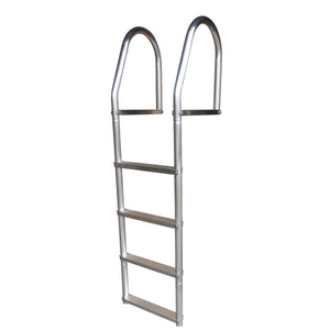Dock Edge Fixed Eco - Weld Free Aluminum 4-Step Dock Ladder - TRAPSKI