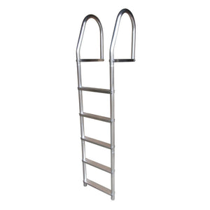 Dock Edge Fixed Eco - Weld Free Aluminum 5-Step Dock Ladder - TRAPSKI