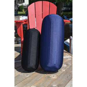 Dock Edge Reversible Fender Cover - Black/Blue - Small - TRAPSKI