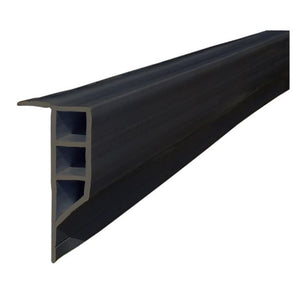Dock Edge Standard PVC Full Face Profile - 16' Roll - Black - TRAPSKI