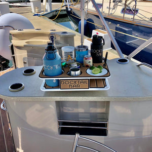 Docktail Boat Table Caddy with SeaSucker Vacuum Mounts