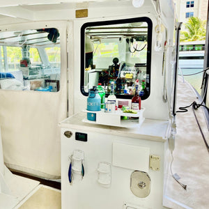 Docktail Boat Table Caddy with 2 SeaSucker Vacuum Mounts - Choose Your Color