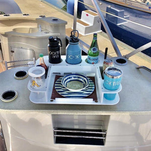 Docktail Butler Table with SeaSucker Vacuum Mounts