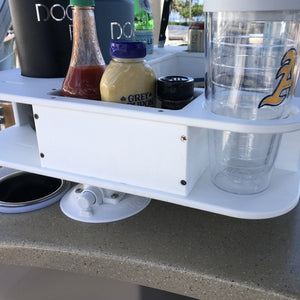 Docktail Butler Table with SeaSucker Vacuum Mounts