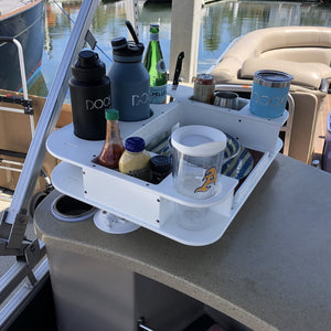Docktail Butler Table with SeaSucker Vacuum Mounts