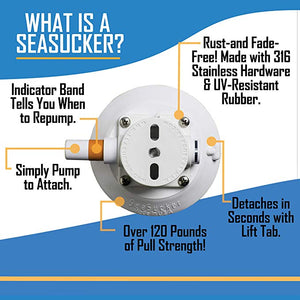 Docktail Butler Table with SeaSucker Vacuum Mounts