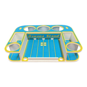 Docktail Butler Boat Table with Adjustable Rod Holder Mount