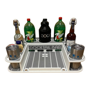 Docktail Butler Boat Table with Pedestal Table Attachment Options