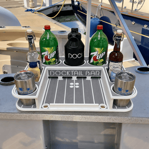 Docktail Butler Table with SeaSucker Vacuum Mounts