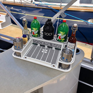 Docktail Butler Table with SeaSucker Vacuum Mounts