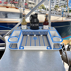 Docktail Butler Table with SeaSucker Vacuum Mounts