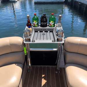 Docktail Butler with Pontoon Rail Mount